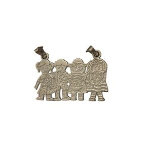 Silver Family Pendant